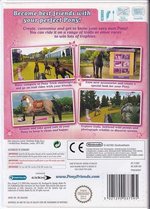 Pony Friends 2 - Wii (B Grade) (Genbrug)